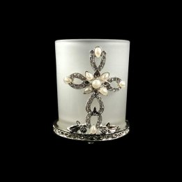 Obiecte bisericesti | Candela de masa din metal 75mm | 15101