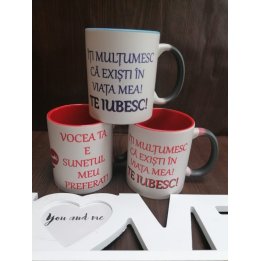 Cană termosensibilă personalizată cu pozele și mesajel dvs !!