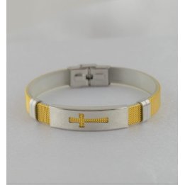 Brațară  metal auriu / argintiu