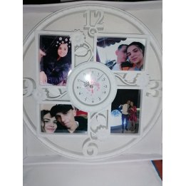 Rama Foto Personalizata -Ceas Rotund  4poze