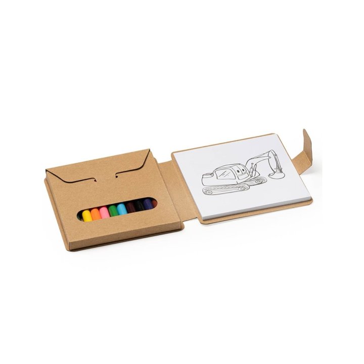 Set de colorat cu desene si creioane