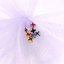 Handmade bile | Margele cruce de trecere 7mm | 6006