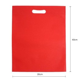 Pungi rosii non-woven 40X50CM