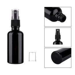 Sticluță neagră  cu spray 30 ml