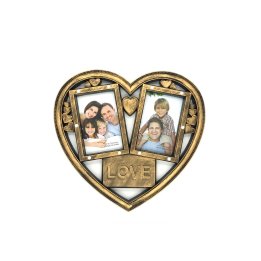 Rama foto personalizata Heart wenge