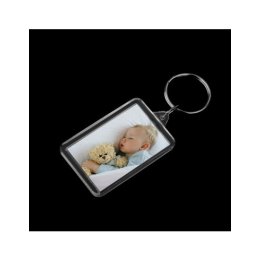 Breloc plastic 6x3cm-blank