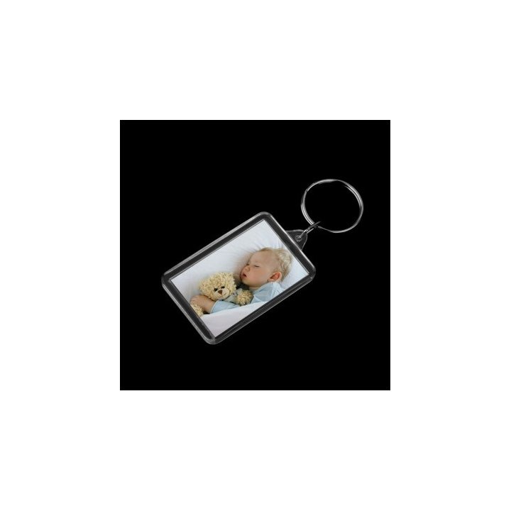 Breloc plastic 6x3cm-blank