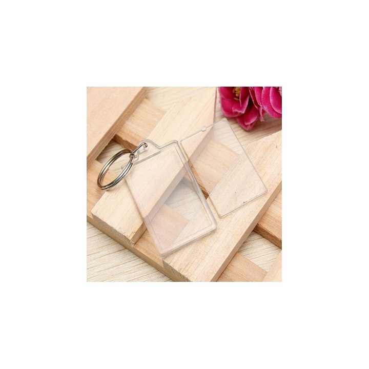 Breloc plastic 6x3cm-blank