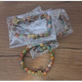 Bratari marmorate set de 12