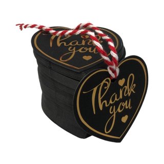 Etichete Thank you 5cm- Negre