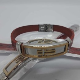 Brățări din silicon și medalion de inox