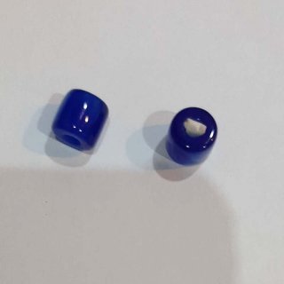 Bile margele 7.5x8mm albastre cilindru