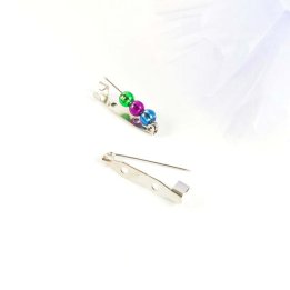 Baza pentru broșe- suport cu ac, 30x4mm
