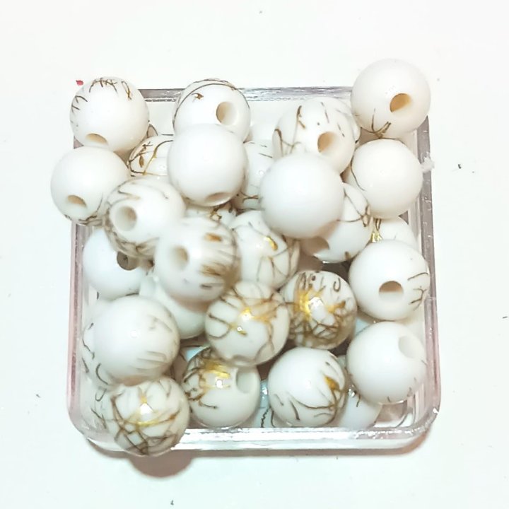 Bile margele cu insertie 8mm
