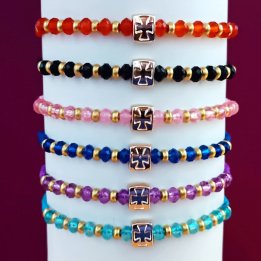 Brățări  elastice colorate 12/set