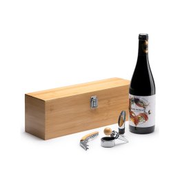 Cutie cu accesorii  pentru sticla de vin