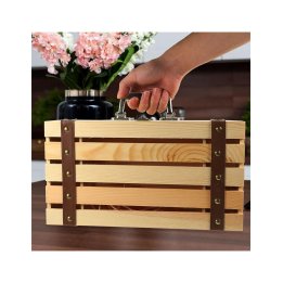 Cutie lemn pentru sticle de vin