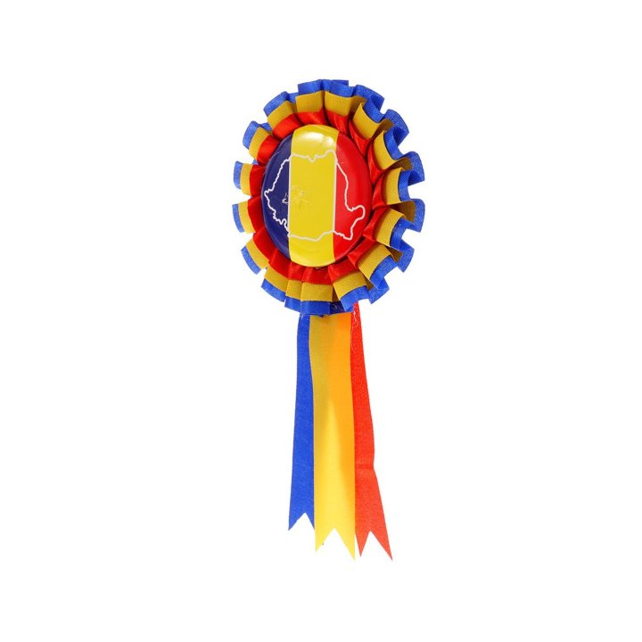 Cocarda cu insigna - tricolor Romania