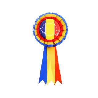 Cocarda cu insigna - tricolor Romania