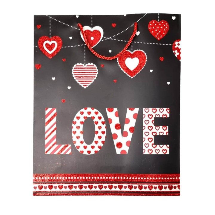 Pungi cadou LOVE 30x41cm