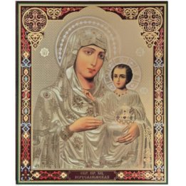 Litografie Maica Domnului cu Pruncul