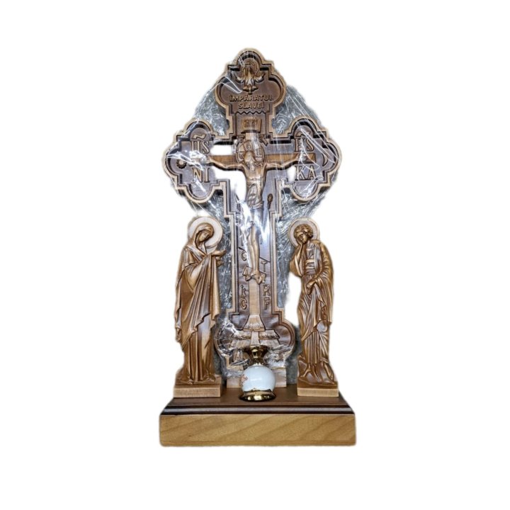 Troiță sculptată din lemn